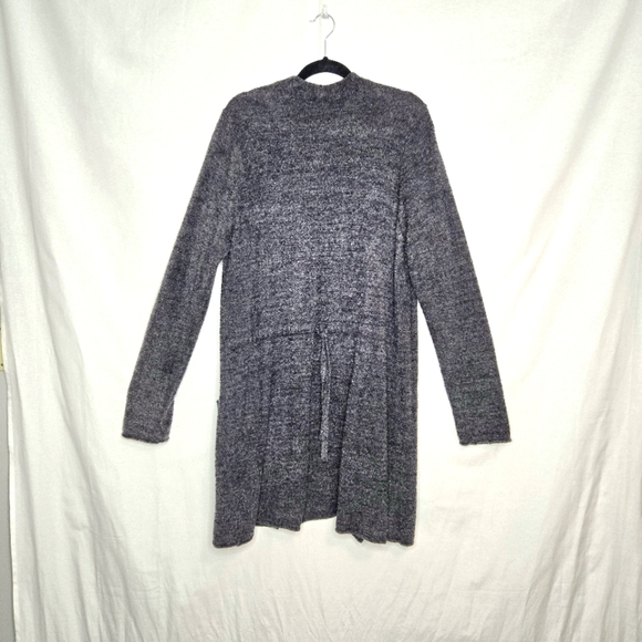 Barefoot Dreams Cozychic lite cardigan sweater.  Carbon/gray XL - Picture 3 of 14